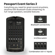 Fender Passport Event S2 Portable PA System w/ Stands