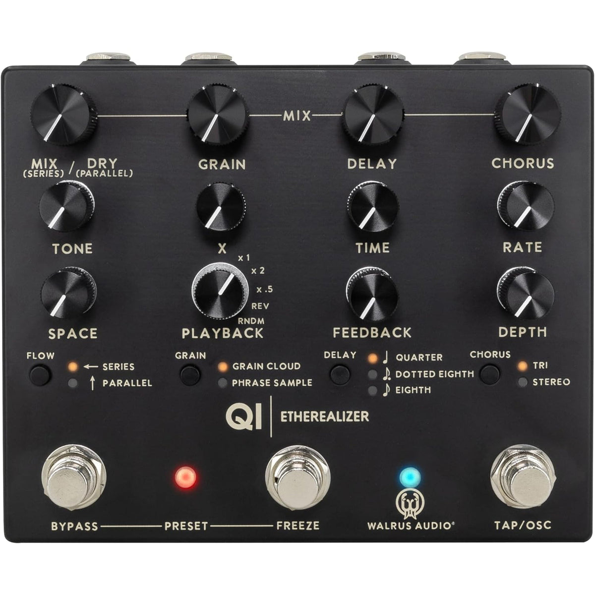 Walrus Audio Qi Etherealizer Multi-effects Pedal - Black