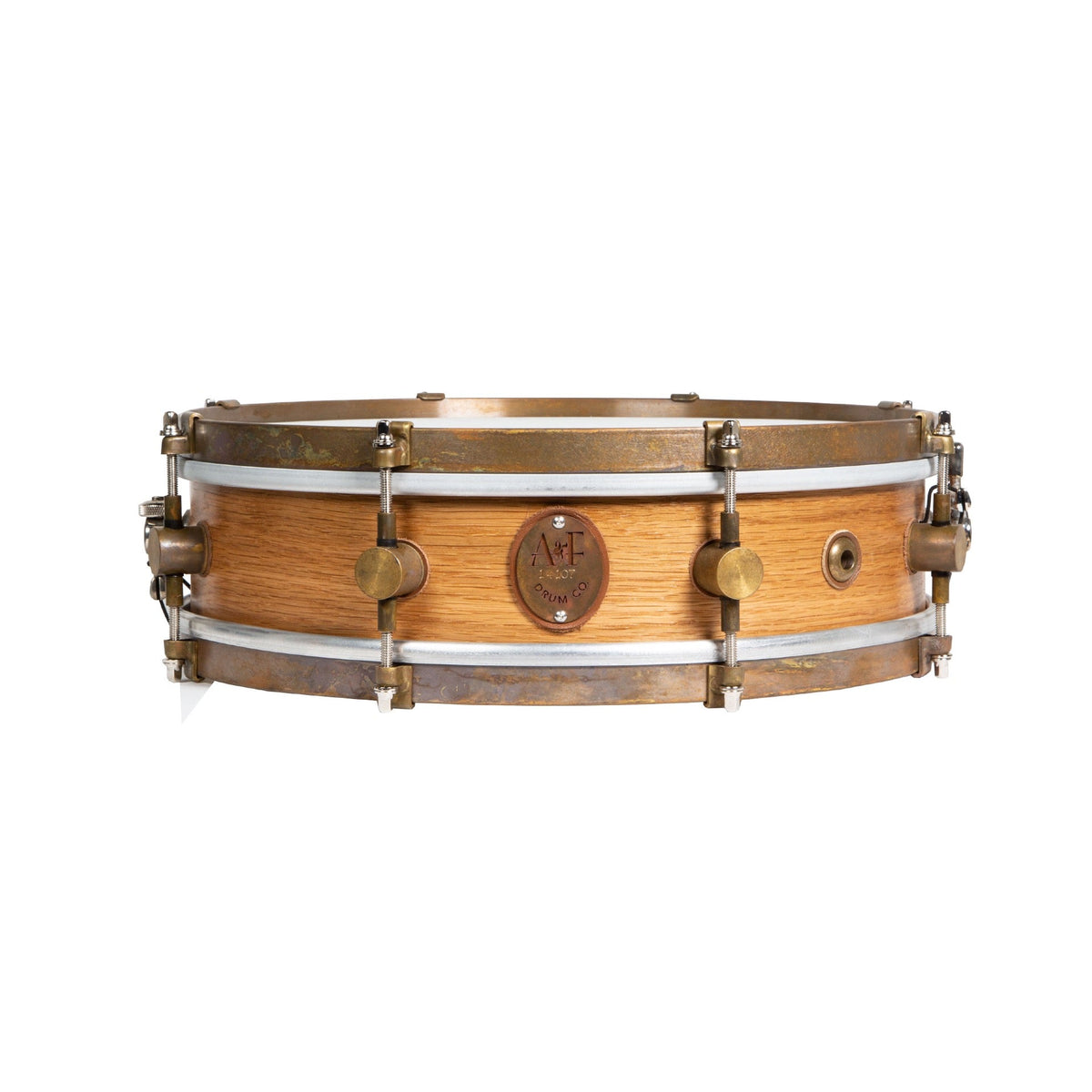 A&F Drum Company 4x14 Snare - Steam Bent Oak