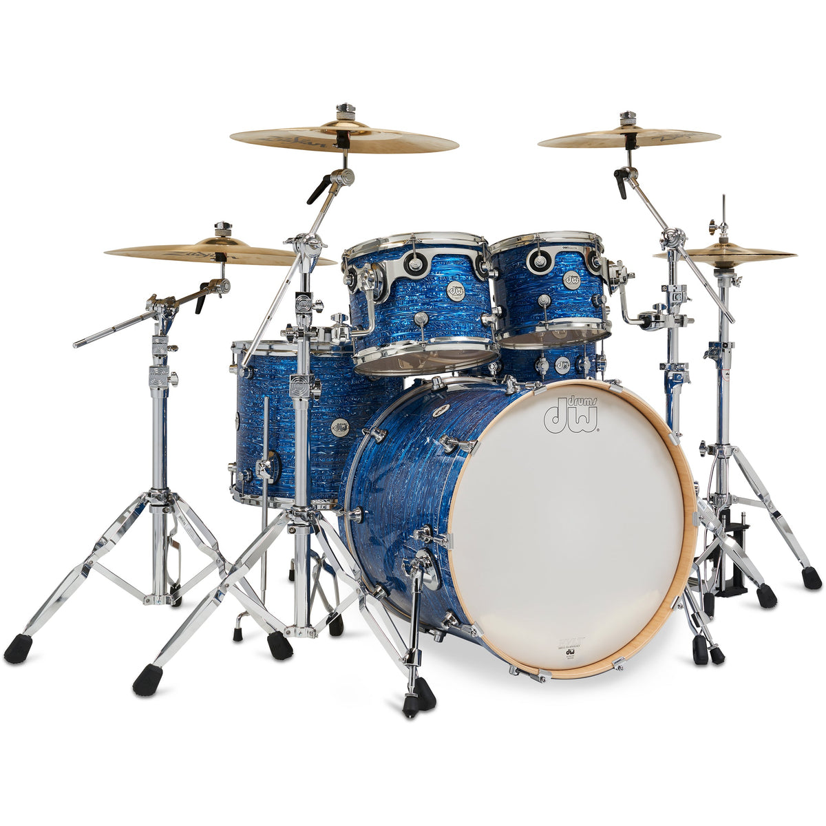 Drum Workshop Design Series 4-Piece Shell Kit - Royal Strata