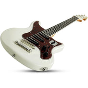 Schecter Hellcat-VI Baritone Electric Guitar - Ivory Pearl