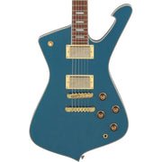 Ibanez IC420ABM Iceman 6-String Electric Guitar, Antique Blue Metallic