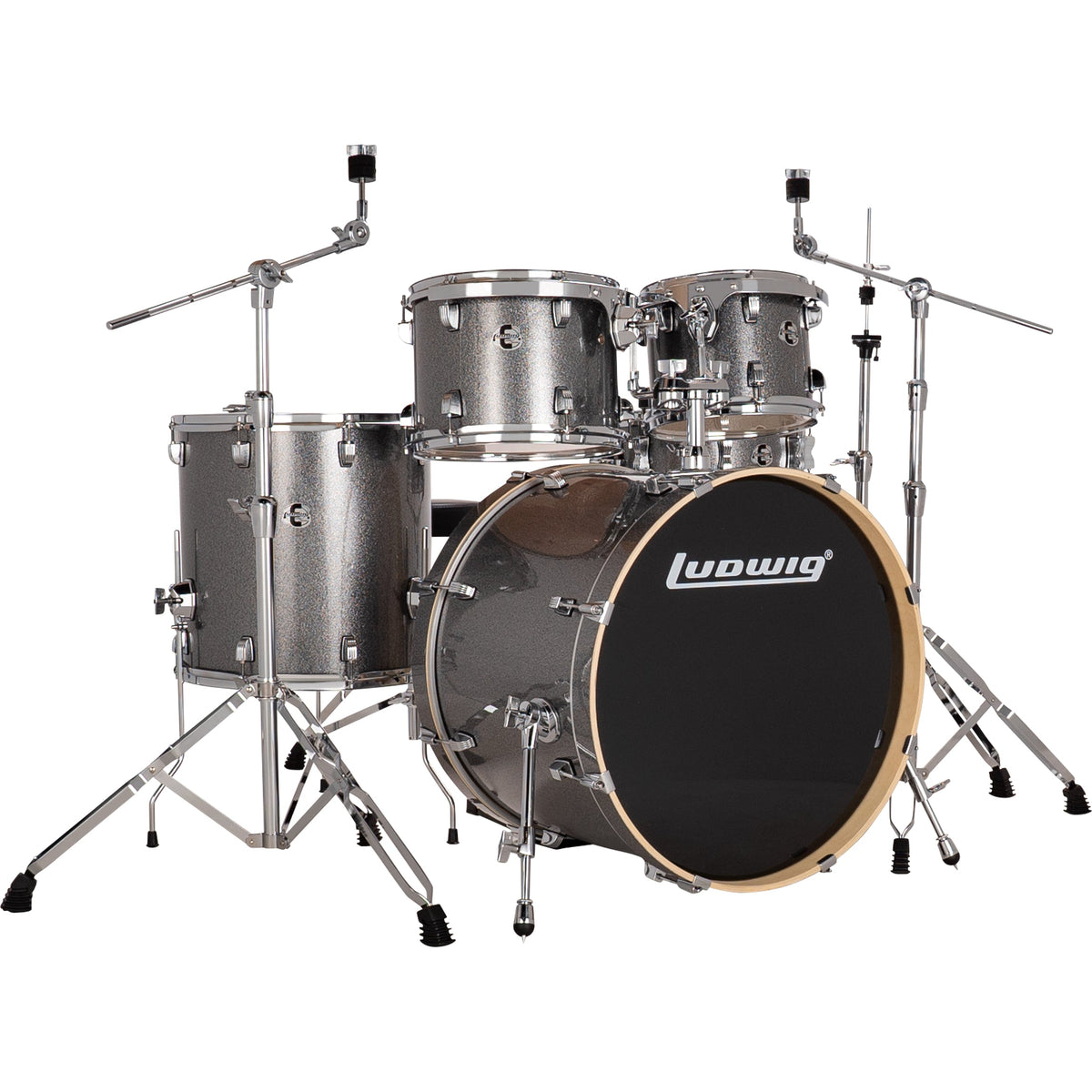 Ludwig Evolution 5-Piece Drum Kit - Platinum