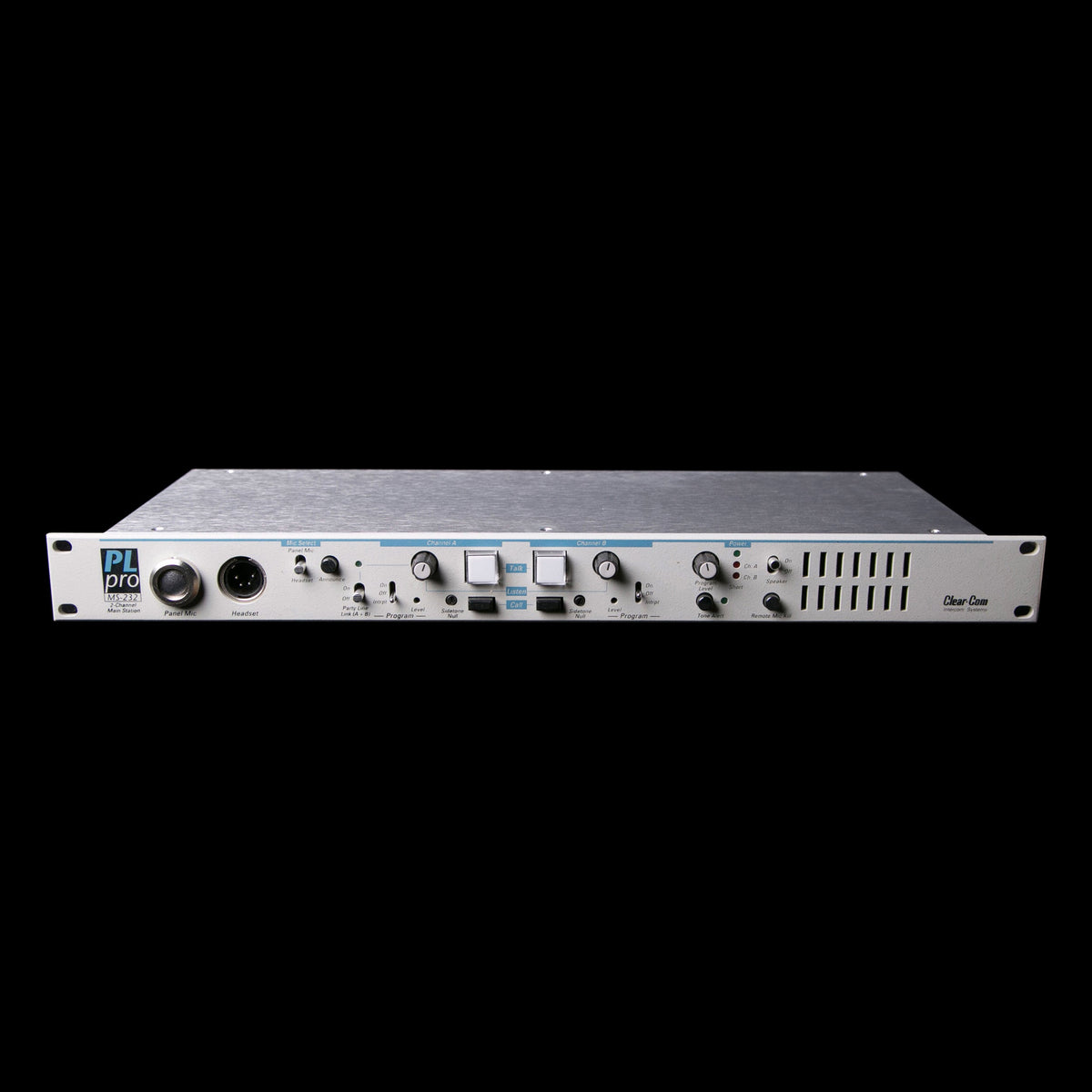 Clear Com MS-232 2-Channel Headset/Speaker Main Station MS232CLEARCOM