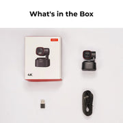 OBSBOT Tiny 2 Lite PTZ Camera with Remote and NDI Adapter Combo