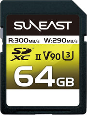 SUNEAST V90 SDXC UHS-II Memory Card - 64GB