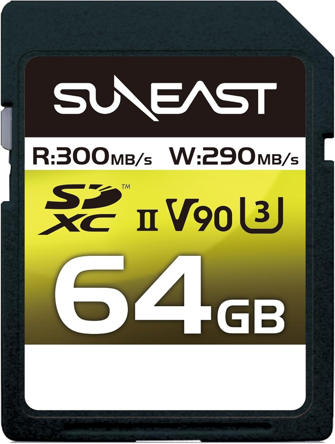 SUNEAST V90 SDXC UHS-II Memory Card - 64GB
