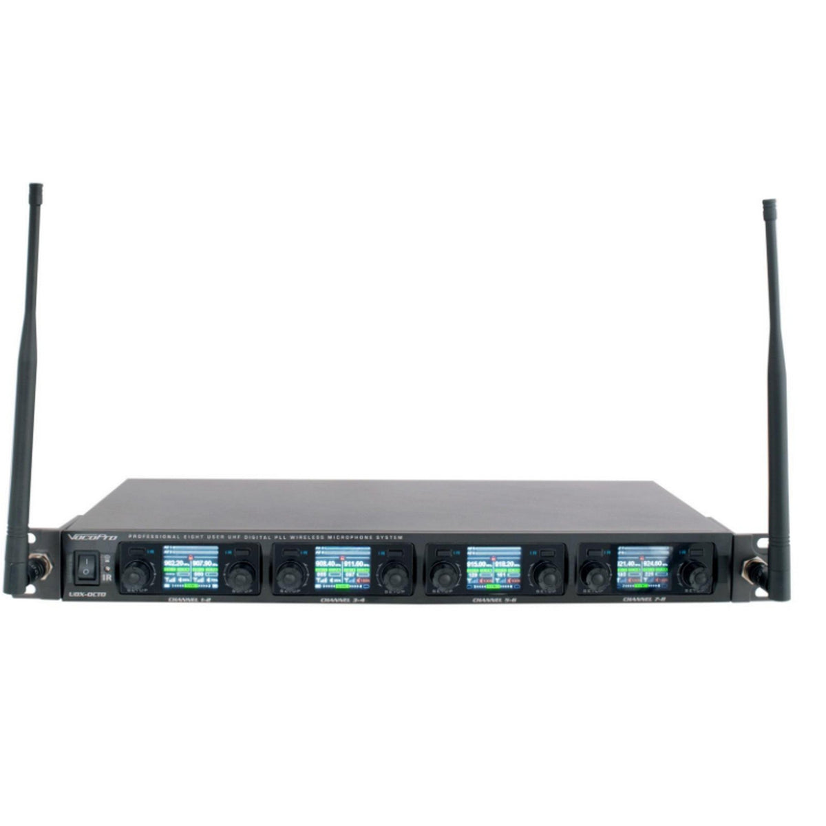 VocoPro UDX-OCTO-ULTRA 8-User Digital PLL Wireless Microphone System