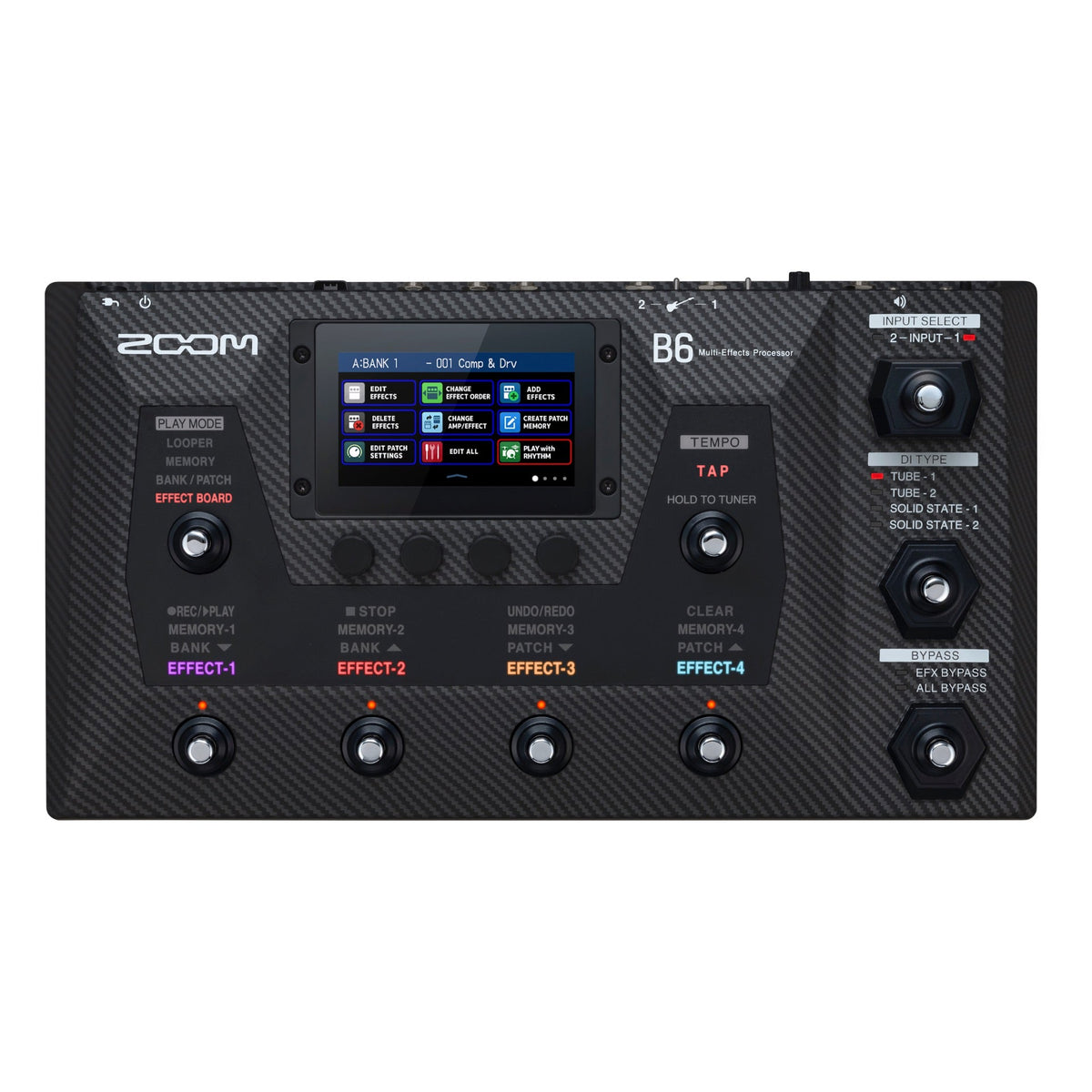 Zoom B6 Multi-Effects Processor for Bass