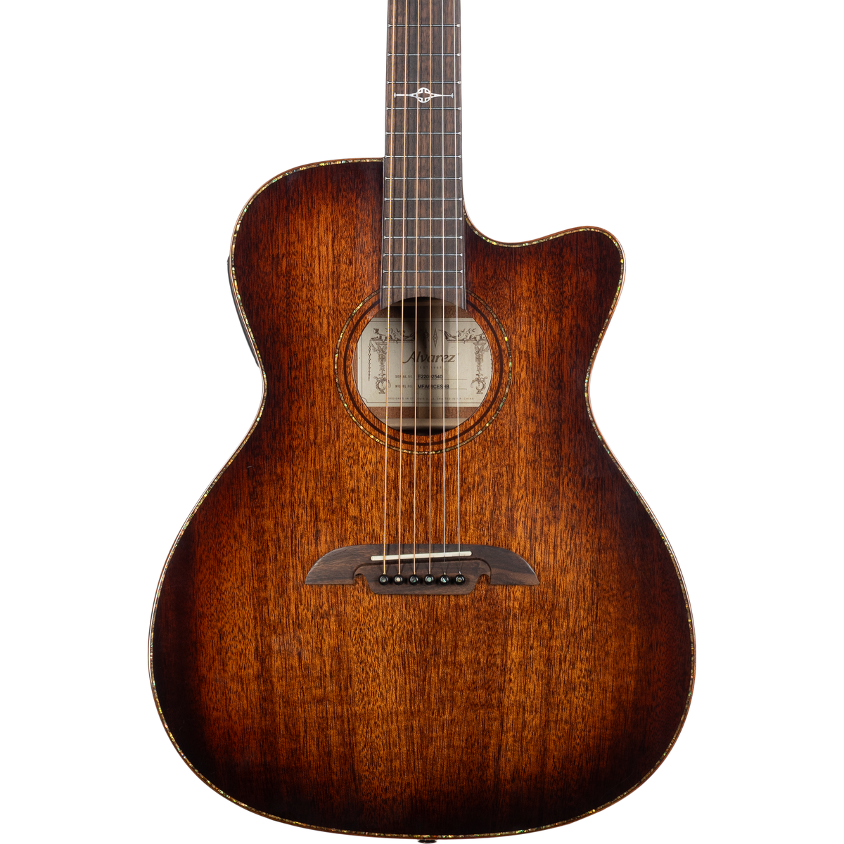 Alvarez MFA66CESHB Acoustic Electric Guitar - Shadowburst