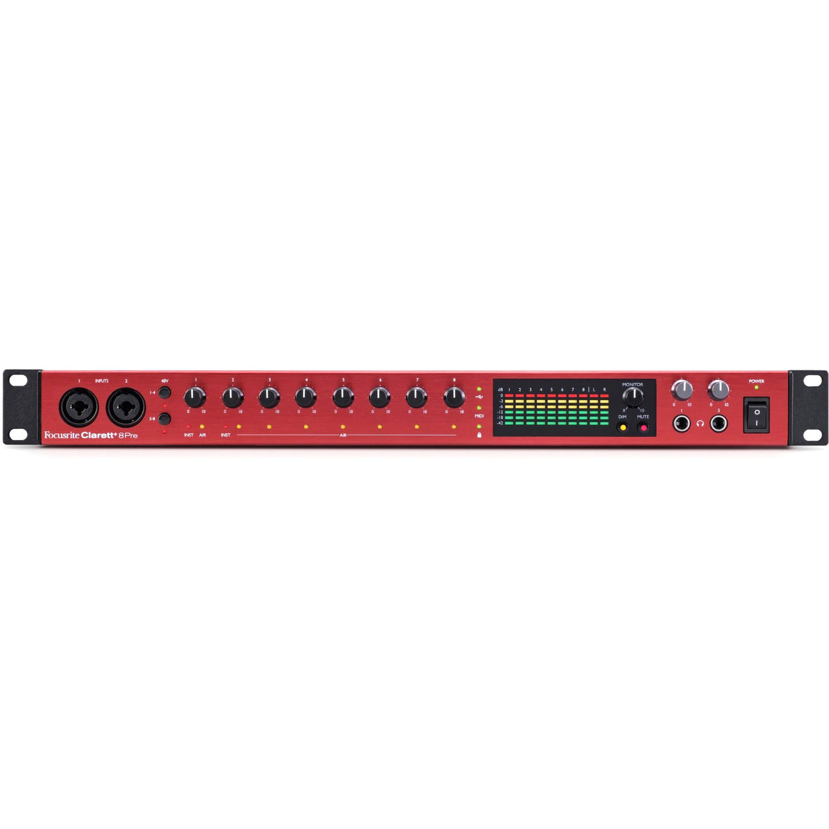 Focusrite Clarett+ 8Pre 18x20 USB-C Audio Interface