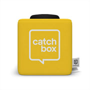 Catchbox Plus Cube with Microphone Foam Cap - Yellow
