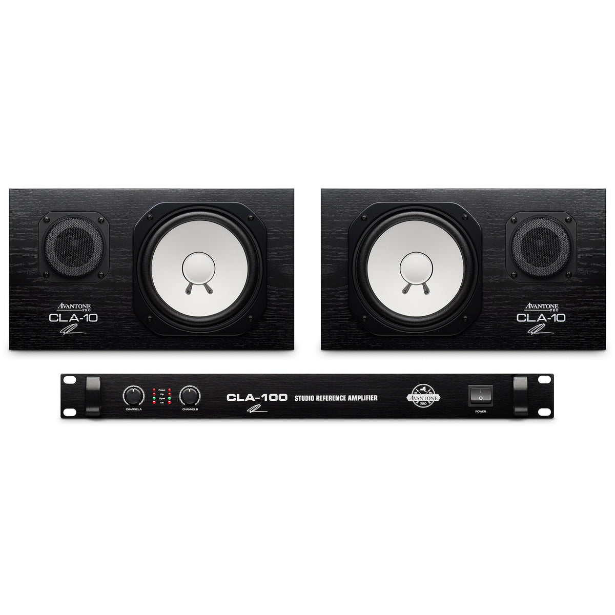 Avantone CLA-10 Passive Monitors (Pair) Bundle with CLA-100 Studio Power Amp