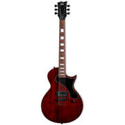 ESP 6 String LTD EC-201FT Electric Guitar - See-Thru Black Cherry, Right