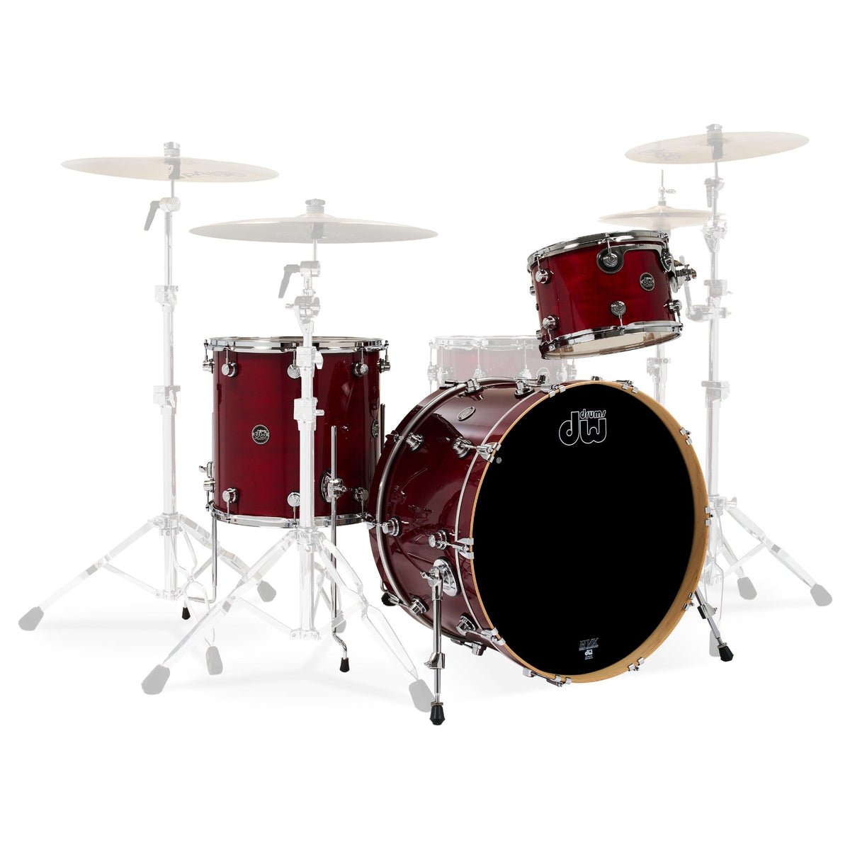 Drum Workshop Performance Series 3-Piece Shell Kit - Cherry Stain