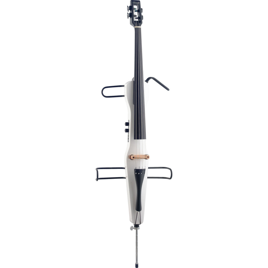 Stagg ECL44WH - 4/4 Electric Cello w/ Bag  - White