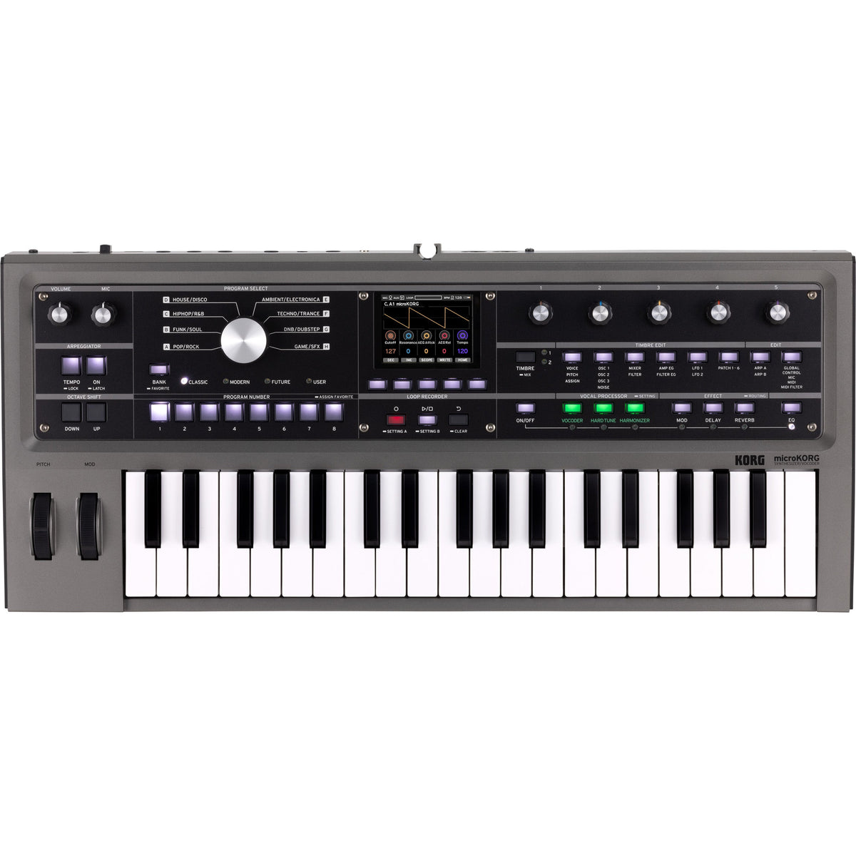 Korg microKORG2 Synthesizer - Black