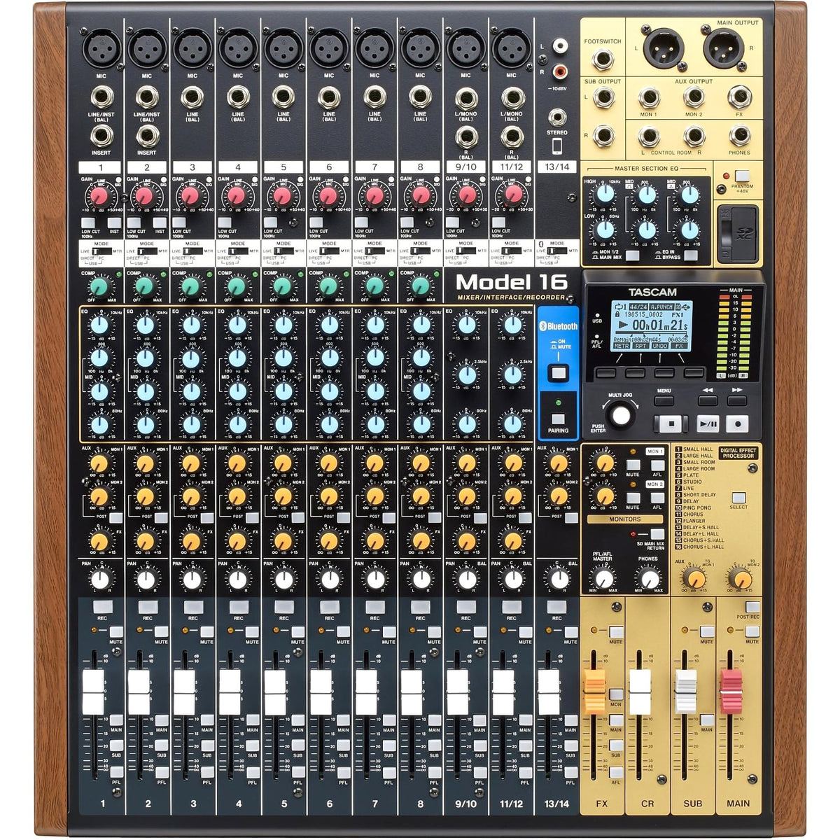 Tascam Model 16 Mixer / Interface / Recorder