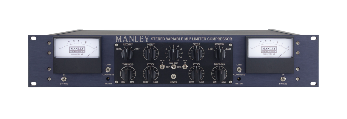 Manley Labs Stereo Variable MU Limiter Compressor with Mid/Side and T-Bar Mod