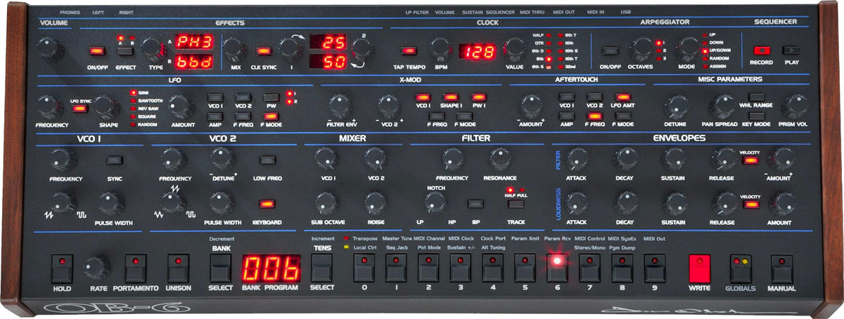 Dave Smith OB-6 Desktop Analog Synth Module