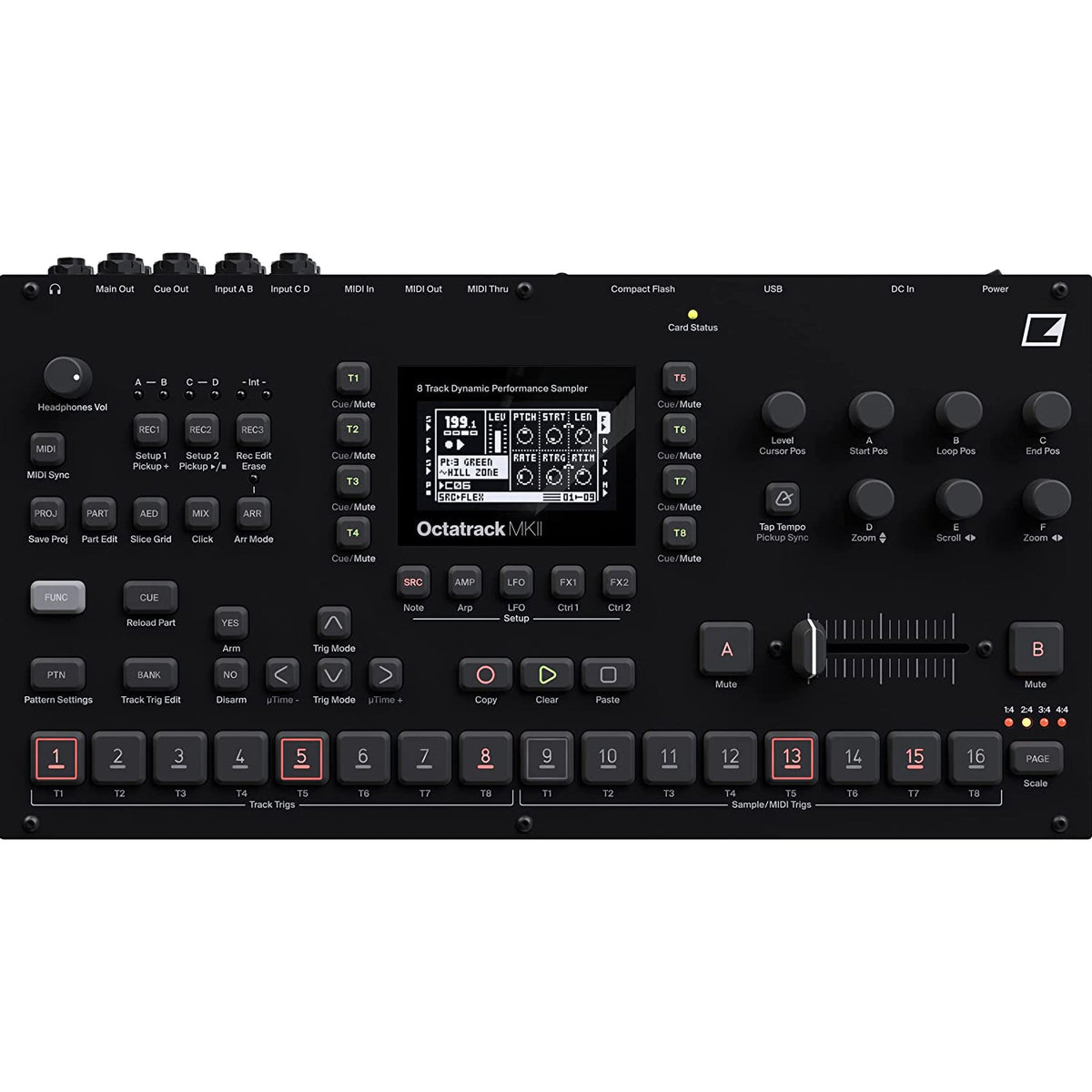 Elektron Octatrack MKII Eight Track Dynamic Performance Sampler