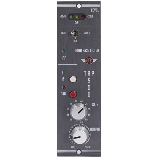 AEA TRP500 High Gain, High Impedance Low Noise 500 Series Preamp